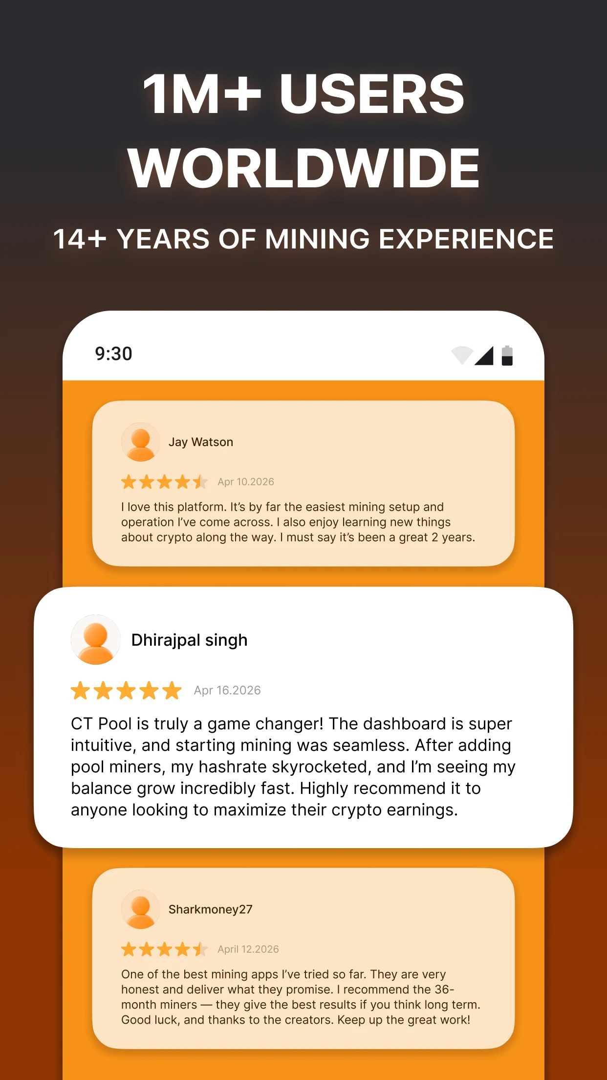 CT Pool: Crypto Mining App screenshot